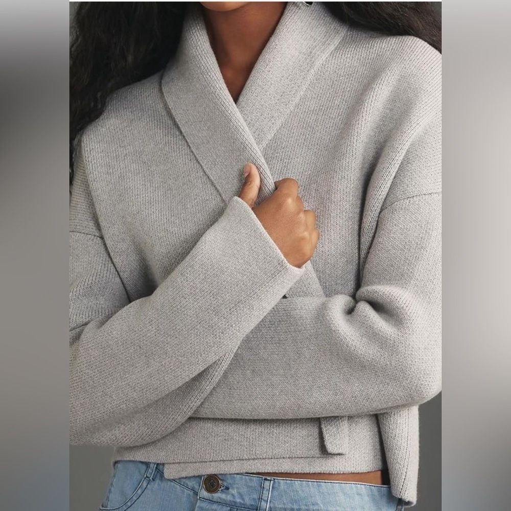New Jacket Long Sleeve Sweater Coat Trendy Fall Winter Outerwear